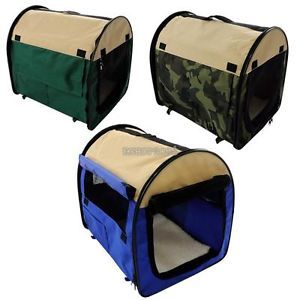 EP98 Portable Dog Cat Pet Kennel Travel House Carrier Soft Crate Cage 3 Colors