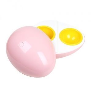 Unique Egg Shaped Elevated Pet Dog Cat Food Water 2 Bowls New Pink