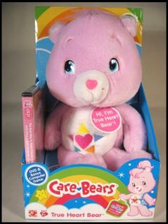 Care Bears True Heart Bear Plush w DVD Bonus PC Game