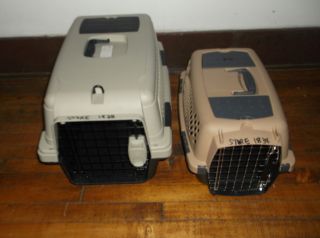 2 Pet Carriers Small Dog Large Cat Pet Mate