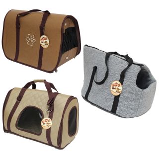 Pet Travel Bag for Dog Puppy Cat Kitten Rabbit Carrier Cage Crate Handbag Tote