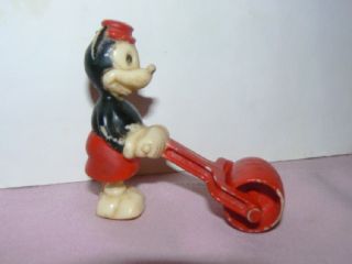 Vintage Donald Duck Mickey Mouse Plastic Ramp Walking Toys