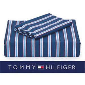 4pc Tommy Hilfiger Stripes Bedding Full Bed Sheets Set