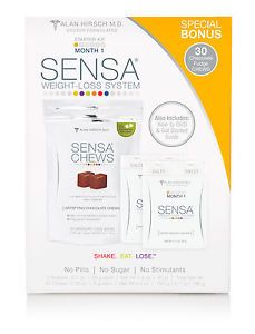 Sensa 1 MO Starter Kit with Chocolate Chews Diet Weight Loss System Weight Loss