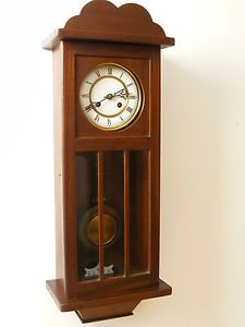 Antique German Vienna Regulator Wall Clock from Before 1900 Gustav Becker