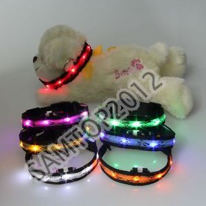 Pet Dog LED Collars Safety Collars Flashing Light Cute Style Collars