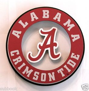 Alabama Crimson Tide 3 D Sign Logo Wall Art