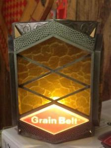 Vintage Grain Belt Beer Light Sign Wall Mount Pub Bar for Man Cave