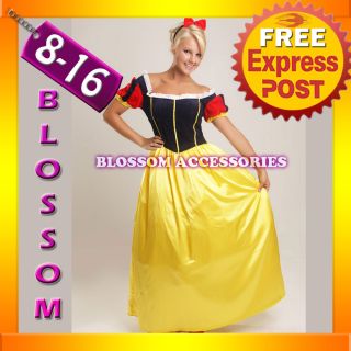 B55 Princess Snow White Gown Fairy Tale Costume Dress
