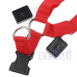 Pet Belt Harness Leash Tether LED Flashing Light w Circular Pendant LED Collar