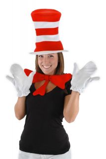 Dr Seuss Cat in The Hat Costume Accessory Kit Adult New