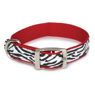 11 14" Medium Zack Zoey Animal Print Dog Collars