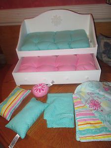 American Girl Dreamy Day Bed Trundle Bed Marisol Mkenna Kit Julie Jess Rebecca