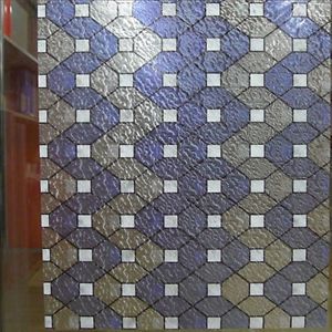 2ft Decorative Privacy Adhesive Free Static Cling Window Film Treatments 029