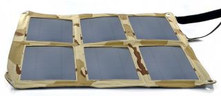 Solar Battery Charger 30 Watt Camouflage 10x Laptop Adapters Waterproof