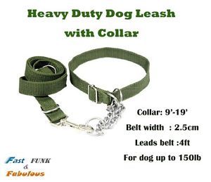Dog Leash Harness Collar Pet Retractable Adjustable Heavy Duty
