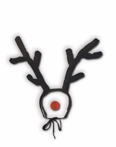 Christmas Rudolph Red Nose Reindeer Antlers Costume Accessory Kit