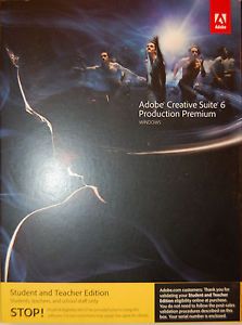 Adobe Creative Suite 6 Production Premium with Validation Code Serial Number