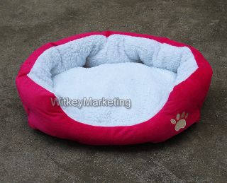 Cozy Soft Warm Fleece Pet Bed Puppy Dog Beds Cat Mat House New 5 Colors s L