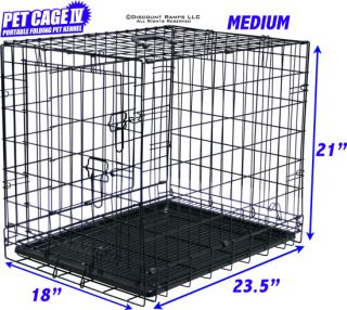 23 5" Dog Cage Crate Cat Carrier Kennel Animal House Pet Cage 4 M