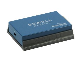 Sewell Minideck USB to DVI VGA and HDMI Display Adapter