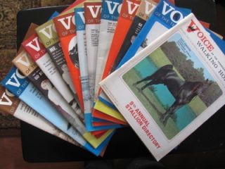13 1960s Voice of The Tennessee Walking Horse Magazines Stallion Champion Issues