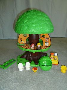 weeble treehouse vintage
