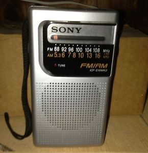 Sony FM Am Portable Pocket Radio ICF S10MK2
