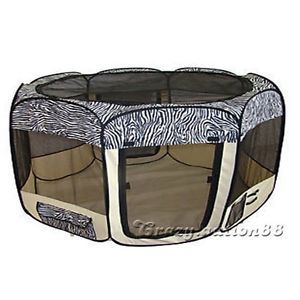 New Pet Dog Cat Tent Puppy Playpen Exercise Play Pen Crate Carrier Enclosure CAG