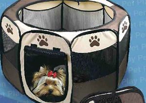 Pet Playpen Dog Play Pen Puppy Pen Large Size Folding Design Easy Storage E4593