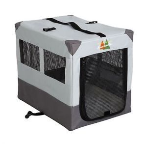 Canine camper Sportable Pet Soft Sided Travel Dog Crate Cage Pen LG w Pad Bed