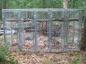 Heavy Duty Custom Made Dog Kennel Cage Five Sections Indoor Outdoor
