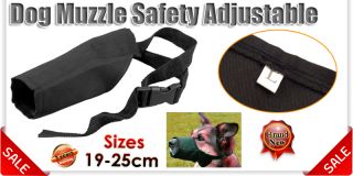 Large Size Adjustable Pet Puppy Dog Muzzle Mouth Cover No Biting Barking Chewing
