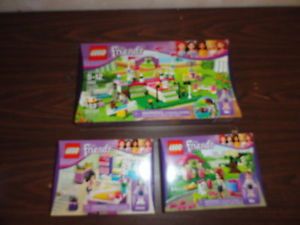 Lego Friends 3 Sets Heartlake Dog Show Mias Puppy House Emmas Fashion Studio