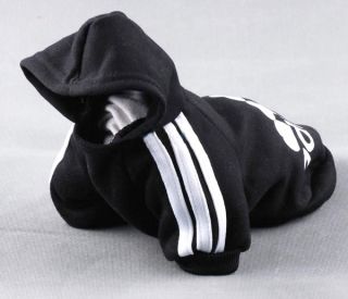 Dog Hoodie Coat Jacket Sport Sweater Shirt Jumper Small Dog Clothe Costume 5sz