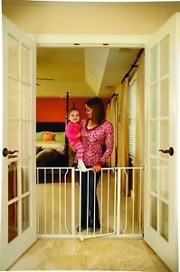 Extra Super Wide Walk thru Baby Child Pet Dog Safety Gate Pen Toddler Fence Bloc