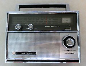 National Panasonic RF 1400 Am FM Short Wave Radio Circa 1965