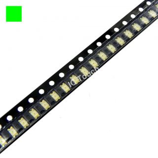 50pcs Green SMD SMT LED 1206 Superbright Green LEDs Lamp Light