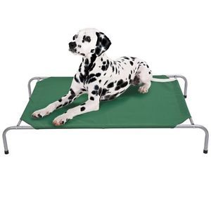 New 51" Elevated Camping Pet Bed Cot Portable Dog Cat Sleep Beds Green