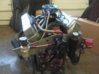 554 Cubic inch Ford Race Engine and Transmission