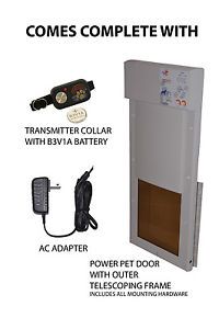Power Electronic Pet Dog Automatic Large Door w Collar