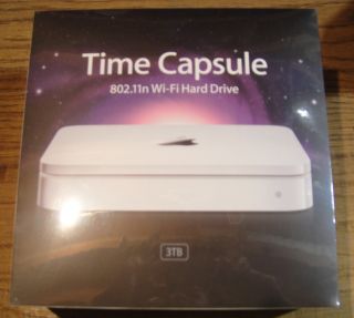 Apple Time Capsule 3TB External Wireless Network Hard Drive MD033LL A Brand New