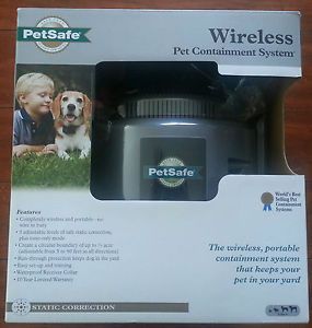 PetSafe Wireless Containment System Instant Dog Fence Invisible Original Box