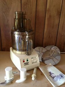 (NO Blade) SUNBEAM Professional Food Processor Heavy Duty 84071 WHITE  Vintage