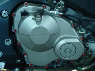 Red Engine Side Cover Bolt Kit CBR 600 RR 900 929 954 1000 1100