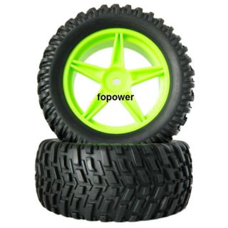 4pcs RC 1 10 Wheel Rim Pull Rally Car Off Road Rubber Tires Tyre 605G 7007