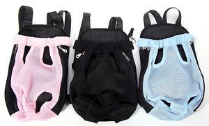 USA Seller Nylon Pet Dog Carrier Backpack Front Net Bag Any Size Pink Black Blue