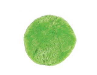 Lime Green Plush Gumball Throw Pillow Sofa Bed Fuzzy Girls Room Princess