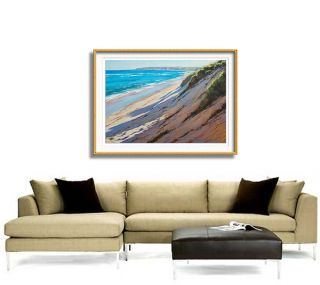 Gercken Large Beach Coastal Sand Dunes Ocean Seascape Original Oil Painting