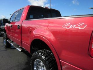 2008 Ford Lariat F 150 Super Crew Cab 4x4 Custom Lifted Truck Leather DVD Nice